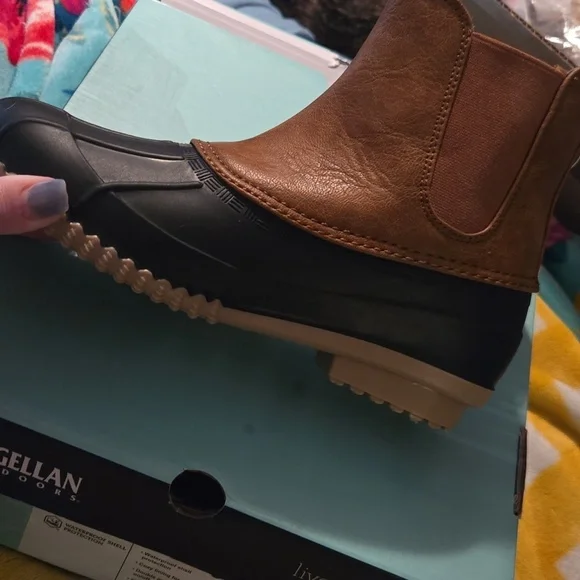 ❣️🦆MAGELLAN OUTDOORS🏔 WATERPROOF🌧 SLIP ON DUCK BOOTS SIZE 6 ❗️NWT❗️ - Picture 9 of 10